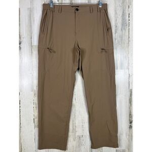 MIER Hiking Cargo Pants 33x30 Brown Technical Outdoor Trekking Camping Utility